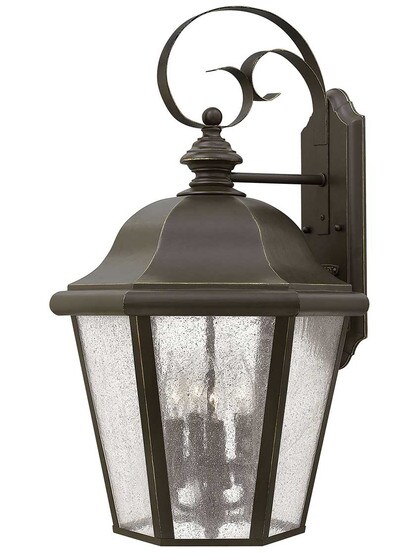 Edgewater 15 inch Outdoor Wall Sconce in Oil-Rubbed Bronze.
